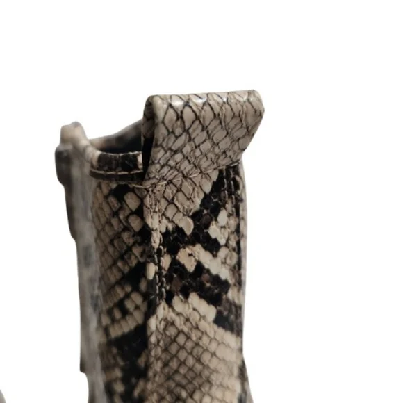 ⬇️Winnie Harlow x Steve Madden Tina Snakeskin Stiletto Boots - Picture 9 of 14